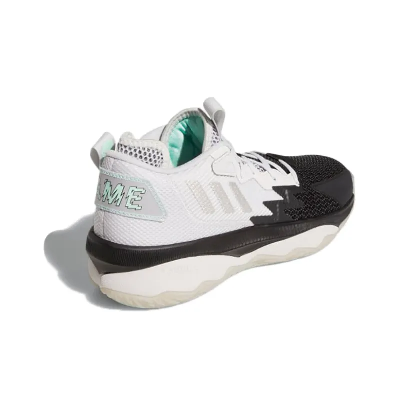 Adidas Dame 8 Grey Black-3