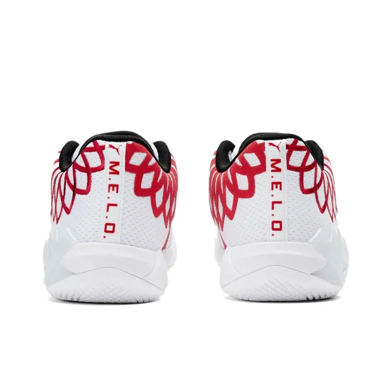 PUMA LaMelo Ball MB.01 Lo Team Colors White High Risk Red-3
