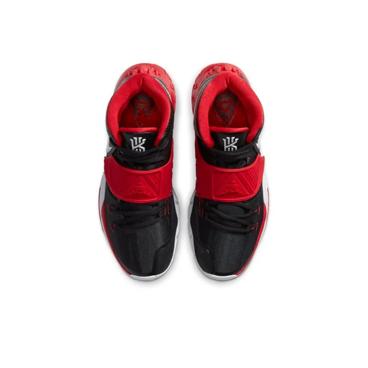 Nike Kyrie 6 Team Black University Red-3