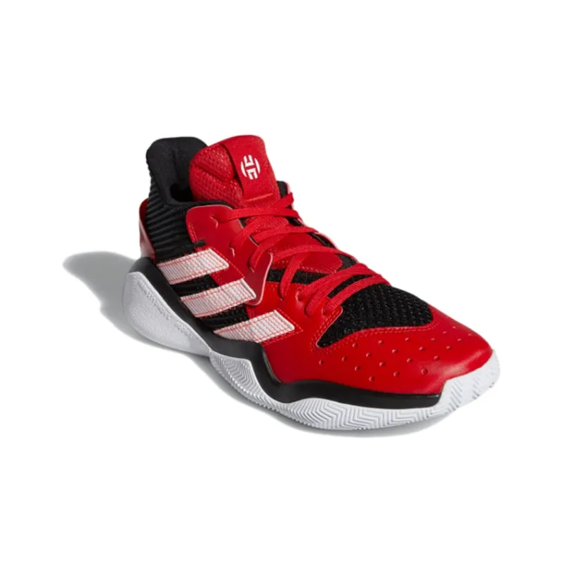 Adidas Harden Stepback Core Black Scarlet-2