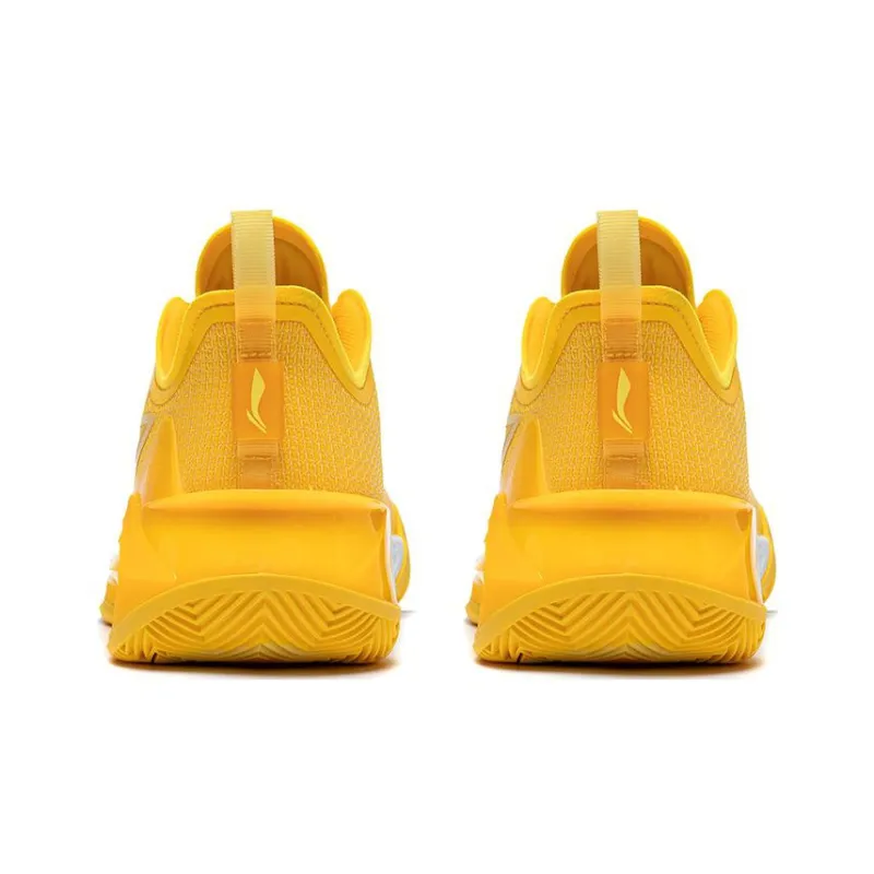 LiNing Liren 3 V2 Sunshine Cushioning Anti-Slip And Wear-Resistant Low-Top Basketball Shoes Fluorescent Banana Yellow-3
