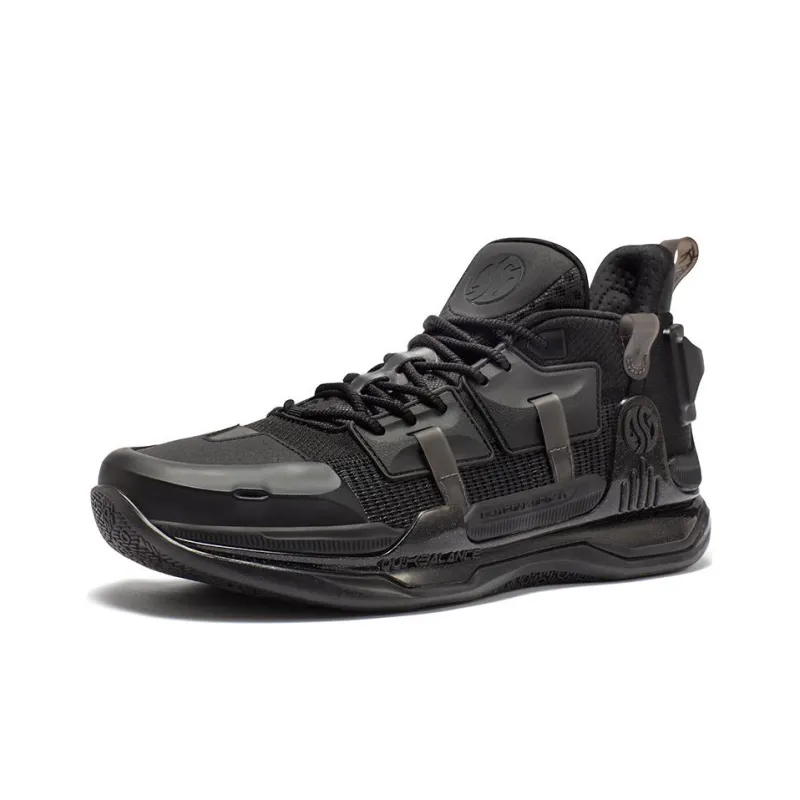 361° RXAG1 Wear Resistant Slip Resistant Low Top Performance Basketball Shoes Men's Black-1