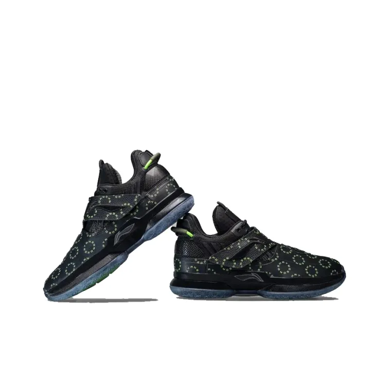 LiNing Way Of WadeWOW 1 Remix 3/6 Cushioning Anti Slip And Wear Resistant High Top Basketball Shoes Men's Black-3