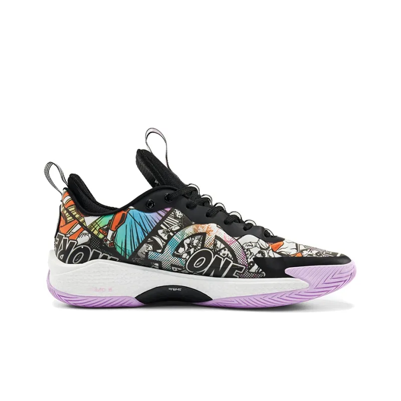 RIGORER Zhige 1.5 Low Top Performance Basketball Shoes Men's Electric Purple Space Blue-1