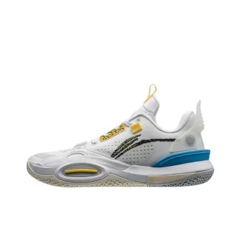 LiNing All City 10 Wade All City 10 Test Slip Resistant Cushioning Wear Resistant Low Top Basketball Shoes White