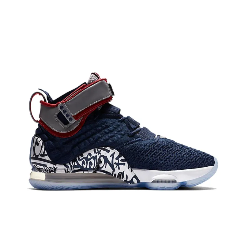 Nike LeBron 17 EP LeBron 4 Cold Blue Graffiti-1