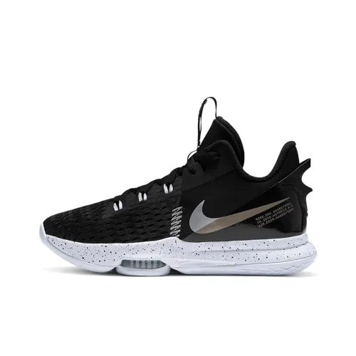 Nike LeBron Witness 5 Black Metallic Silver