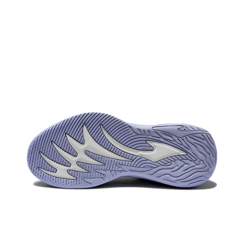 Erke Cushioning, Slip Resistant, Abrasion Resistant, Coverage, Support Mid Top Basketball Shoes Men's Purple-4