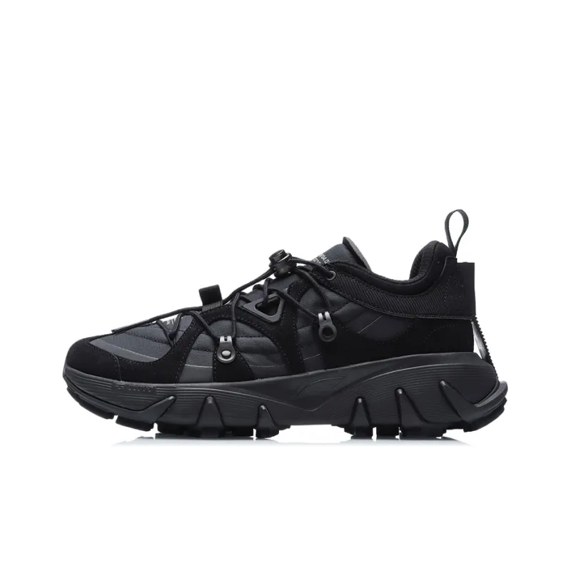 LiNing Wu Xing 1 Cushioning Anti Slip And Wear Resistant Support Low Top Performance Basketball Shoes Men's Black-0