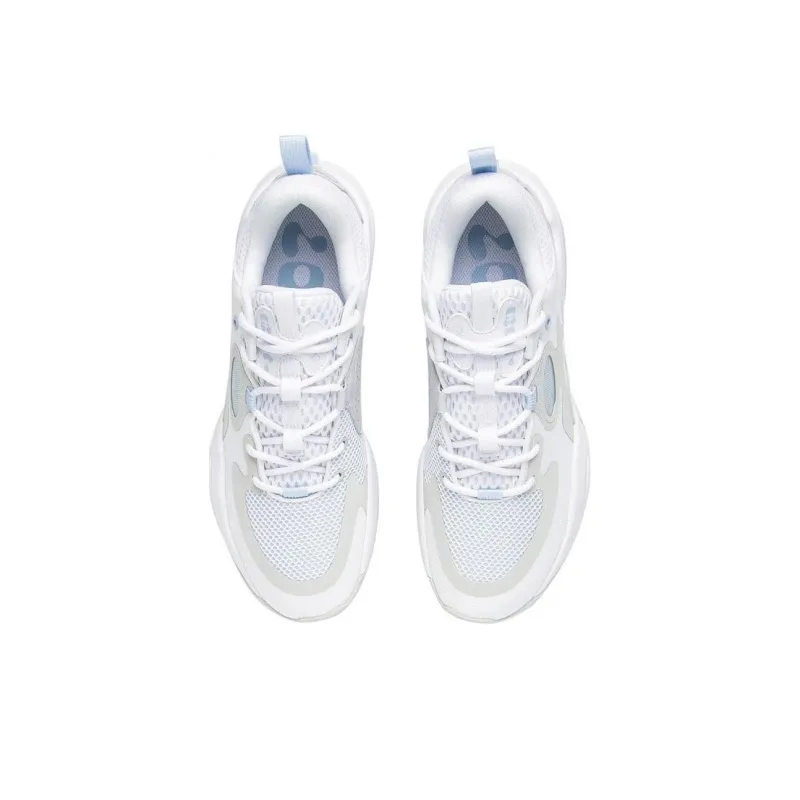 LiNing Wade ALLDAY Wade ALLDAY Abrasion Resistant Breathable Low Top Basketball Shoes Men's White Gray-3
