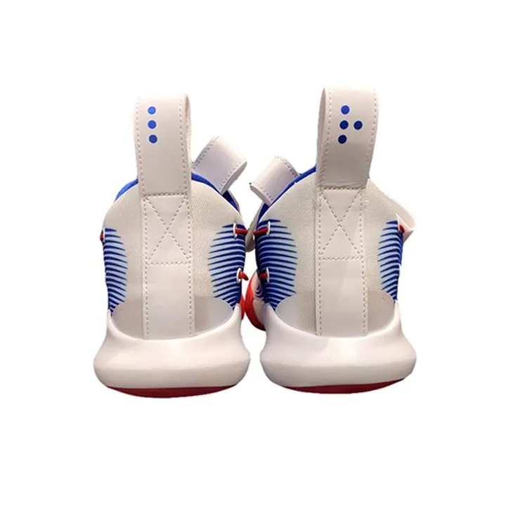 Nike Precision 4Flyease White Red/Blue Domestic Edition-3