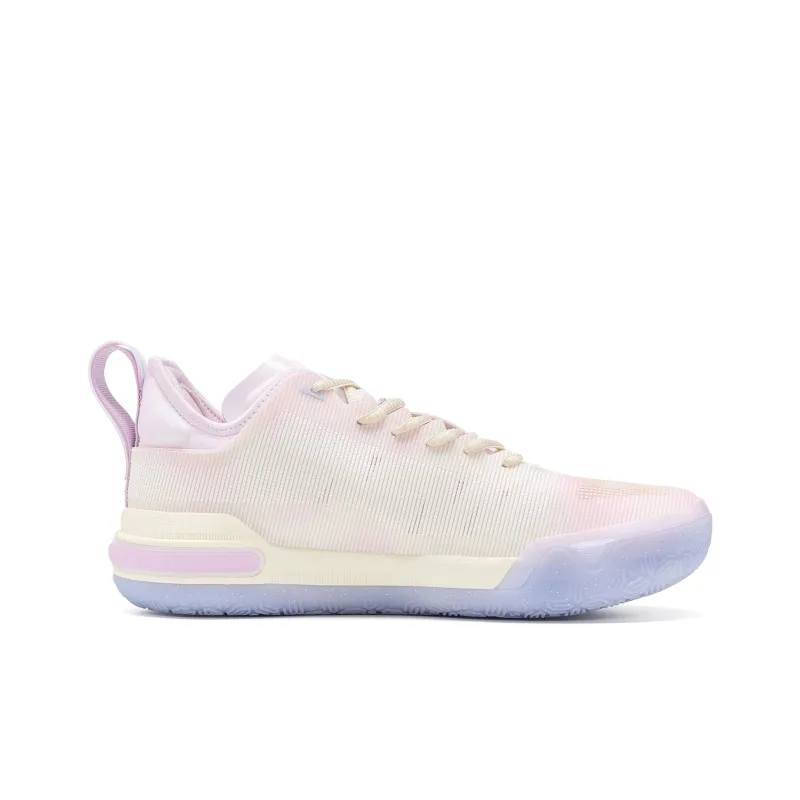 PEAK Wiggins AW1 Integrated Version Taichi Low Top Performance Basketball Shoes Men's Pink-1