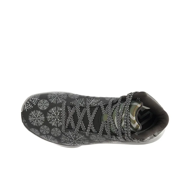 LINING Speed 3 Basketball Shoes Unisex High Top Black/Gray-2