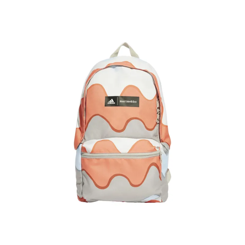 Adidas MARIMEKKO Collaboration Polyester Backpack Regular Women's White/Orange-0
