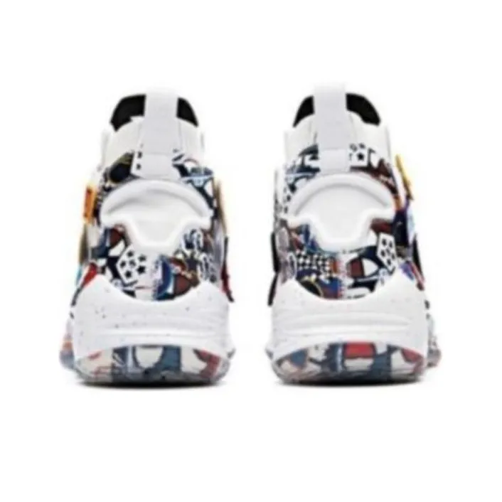 Anta KT4 KT ALL STAR Cushioning Anti Slip And Wear Resistant High Top Performance Basketball Shoes Men's White-3