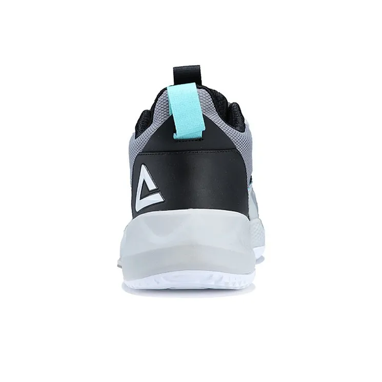 PEAK P MOTIVE Technology Slip Resistant, Abrasion Resistant, Lightweight Low Top Basketball Shoes Black Gray-4