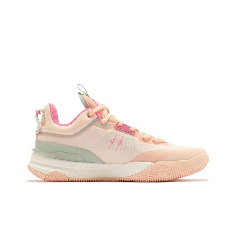 361° DVD1 Dinwiddie 1st Generation, Sweetheart Anti Slip Wear Resistant Low Top Basketball Shoes Men's Soft Pink-1