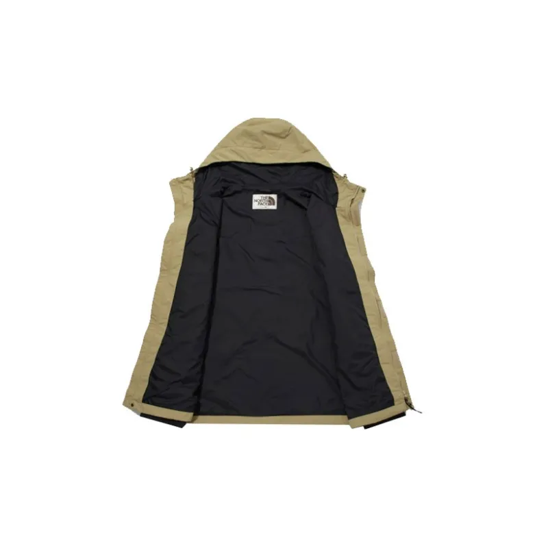 THE NORTH FACE Waterproof And Windproof To Keep Warm Windbreaker Jacket Unisex Khaki-2
