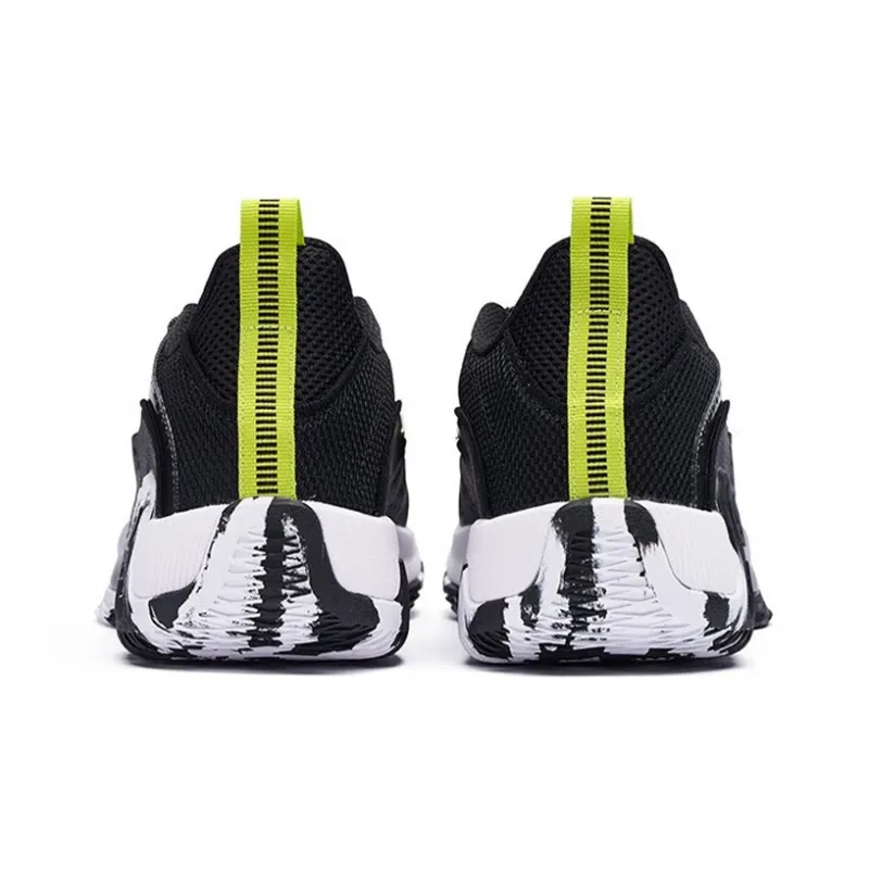 361° Slip Resistant, Abrasion Resistant, Lightweight Low Top Performance Basketball Shoes Men's Obsidian Black-3