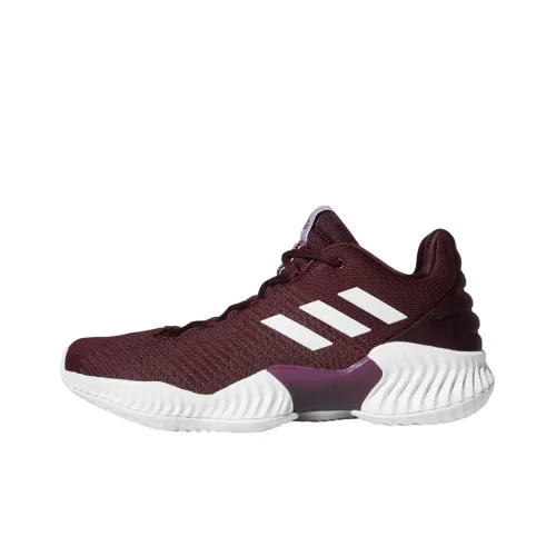 Adidas Pro Bounce 2018 Basketball Shoes Men Low-Top Red/White