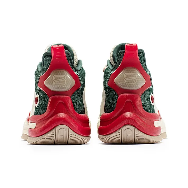 361° AG2 X Basketball Shoes Men Mid Top Sago/Eco Green-3