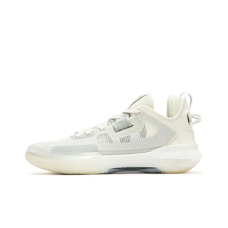361° Supernova Supernova 1.0 Pro MIRO Anti Slip Wear Resistant Low Top Performance Basketball Shoes Men's Feather White-0