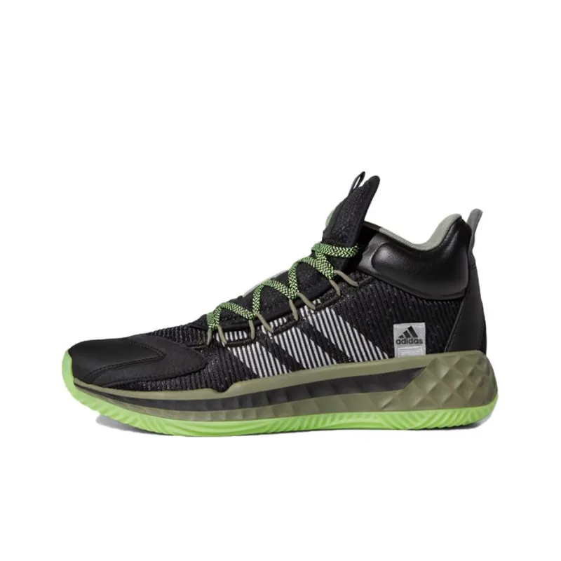 Adidas Pro Boost Mid Black Legacy Green-0