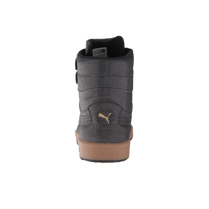 PUMA Sky 2 Sky II Hi Bball Cushioning Anti-Slip And Wear-Resistant High-Top Basketball Shoes Men's Black-3