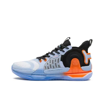 361° AG 1 Basketball Shoes Men Mid Top Blue/Black/Orange