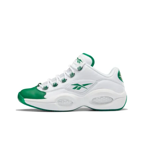 Reebok Question Low Green Toe