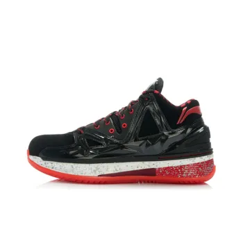 LiNing WOW 2 Return, Announcement Mid Top Basketball Shoes Men's Red Black