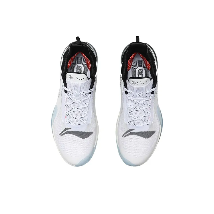 LINING Blitz 7 Premium Basketball Shoes Men Low Top White/Black-3