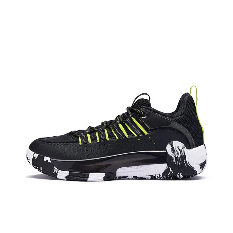361° Slip Resistant, Abrasion Resistant, Lightweight Low Top Performance Basketball Shoes Men's Obsidian Black-0