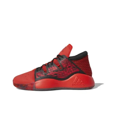 Adidas PRO Vision Basketball Shoes Men Low-Top Red/Black