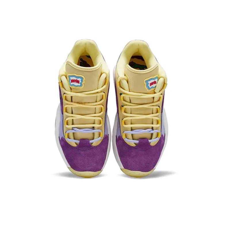 Reebok Question Low Bbc Ice Cream Running Dog Yellow Purple-4