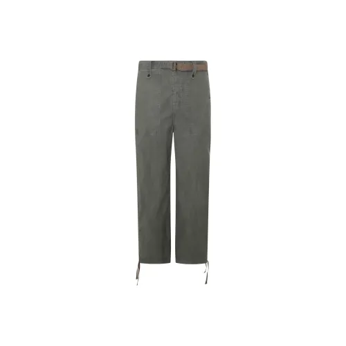 Sacai Casual Pants Men Army Green