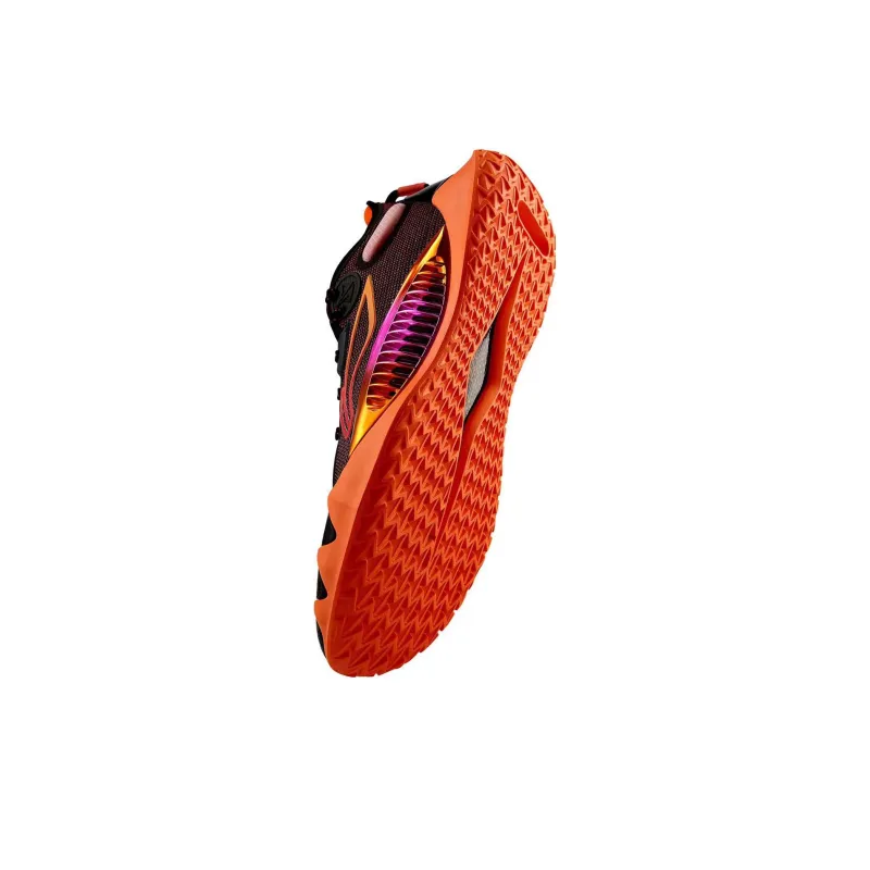 LINING JB1 Basketball Shoes Men Low Top Black/Fiery Red-3