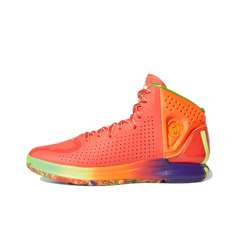 Adidas D Rose 4 Restomod Solar Red Rainbow-0