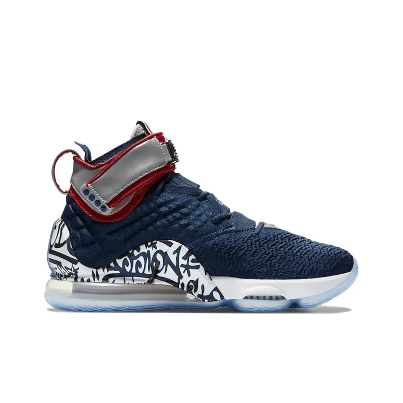 Nike LeBron 17 'LeBron 4 Cold Blue Graffiti'-1
