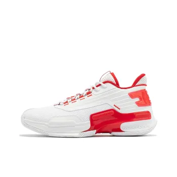 361° Kriss 2TD G Control 2TD Abrasion Resistant Slip Resistant Low Top Basketball Shoes Men's White Red