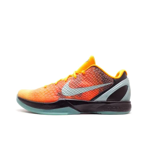 Nike Zoom Kobe 6 Basketball Shoes Men Low-Top Orange/Black