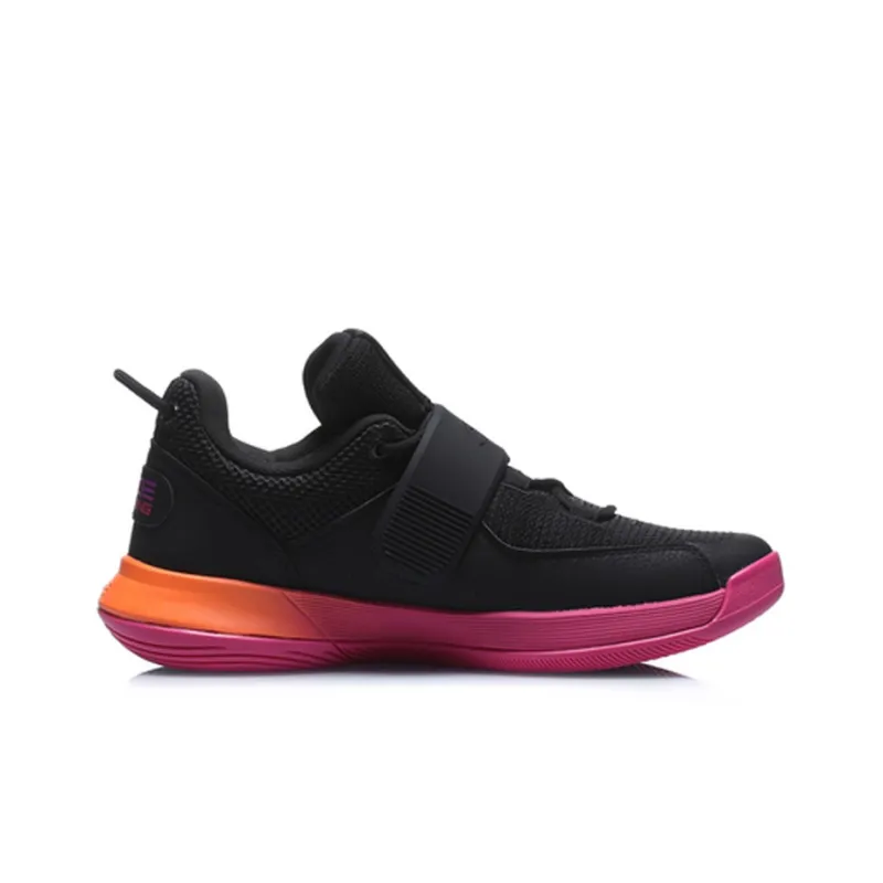 LiNing Way Of Wade Training Cushioned Slip Resistant Lightweight Low Top Performance Basketball Shoes Black Red-1