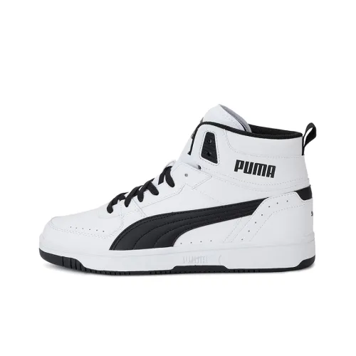 Puma Rebound Unisex Basketball shoes white/black