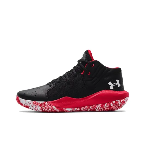 Under Armour Jet '21 Basketball Shoes Men Mid-Top Black/Black