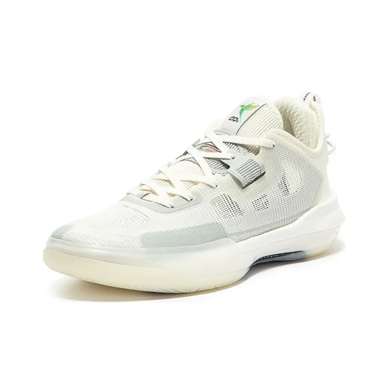 361° Supernova Supernova 1.0 Pro MIRO Anti Slip Wear Resistant Low Top Performance Basketball Shoes Men's Feather White-1