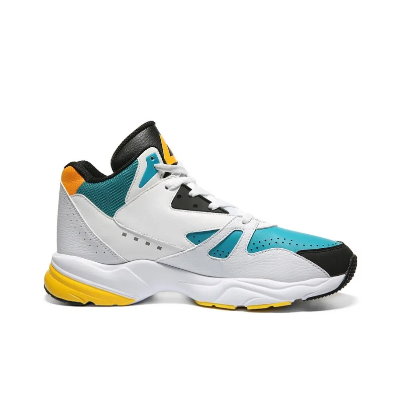 PEAK Mid-Top Performance Basketball Shoes Men's Blue-2