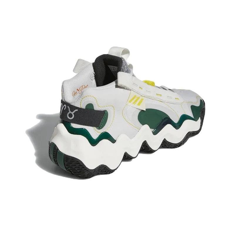 Adidas Exhibit B Candace Parker Mid Grey Team Dark Green Women's-3