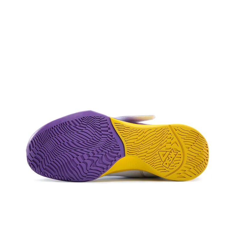 PEAK Basketball Shoes Men Mid Top Baymax/Purple-3