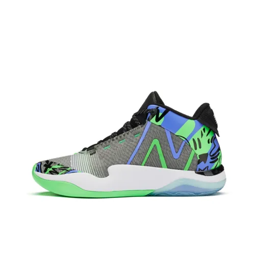 Male New Balance NB 2WXY Basketball shoes Grey Green