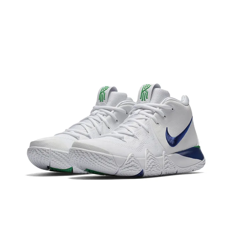Nike Kyrie 4 White Deep Royal Blue-2